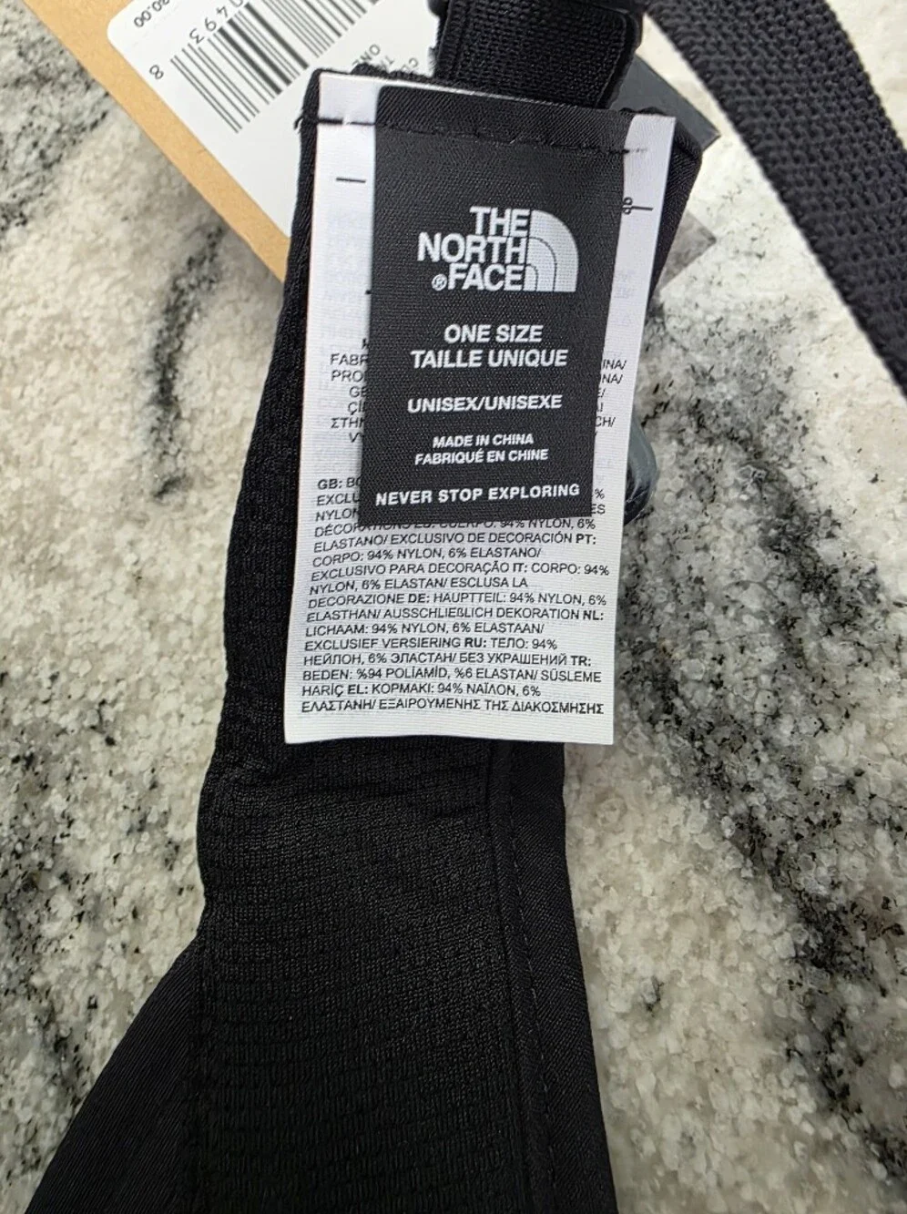 The North Face Black Visor Hat